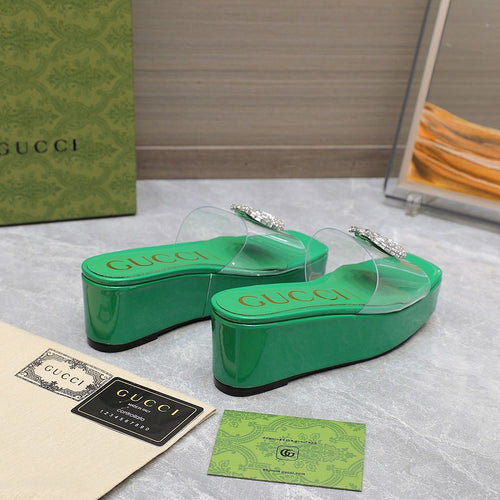 GG Wedge Sandals
