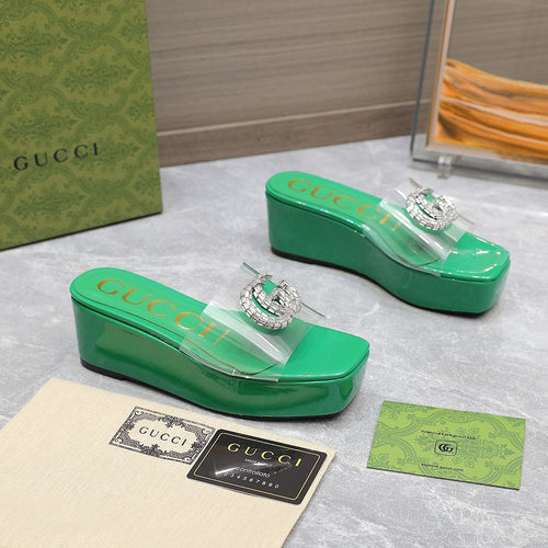 GG Wedge Sandals