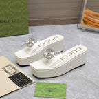 GG Wedge Sandals