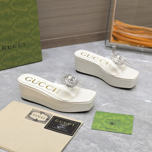 GG Wedge Sandals