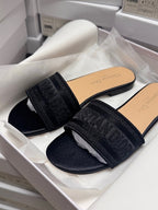 Velvet Dior Slides