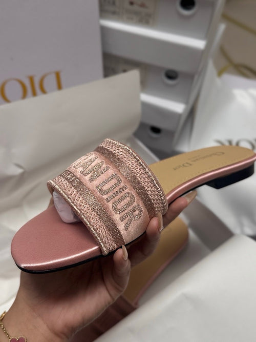 Velvet Dior Slides