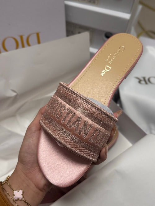 Velvet Dior Slides