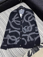 Loewe Rope Jacquard Knit Cardigan