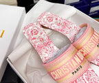 Dior Embroidered Sandals