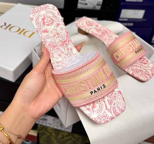 Dior Embroidered Sandals