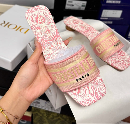 Dior Embroidered Sandals