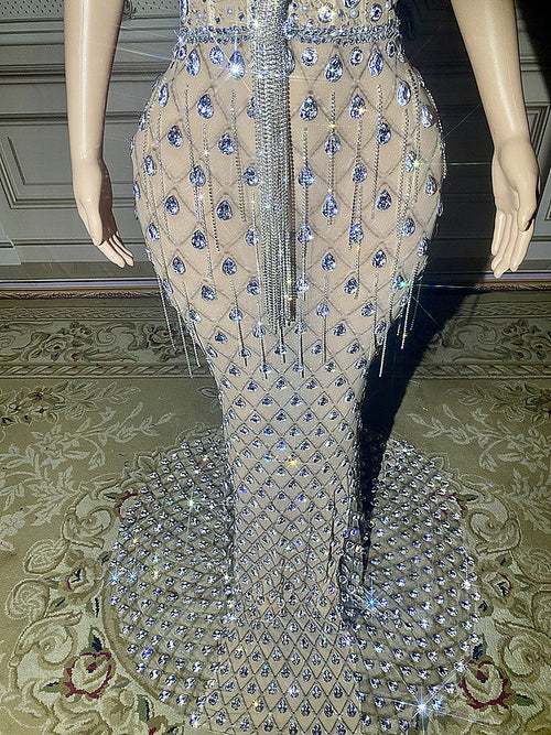 'Everly' Luxury Crystal Gown