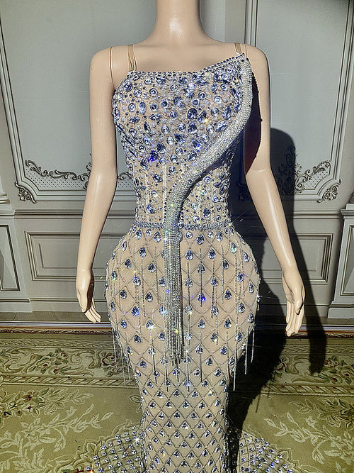 'Everly' Luxury Crystal Gown