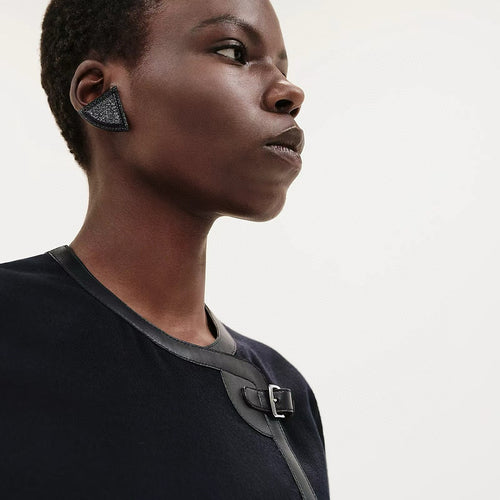 Hermès “Éclipse Structurée” Wool & Leather Jacket