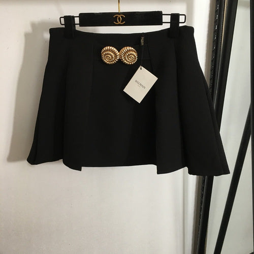 🖤 Balmain Medaillon Noir Skirt