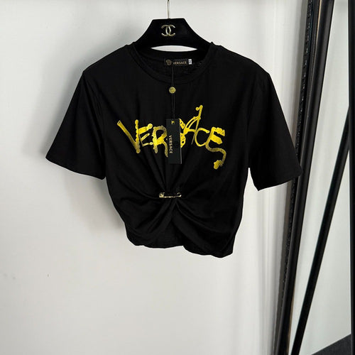 Versace Oro Knot Logo Tee
