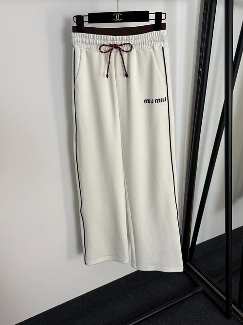 Miu Miu Luxe Sport Zip-Up Tracksuit Set