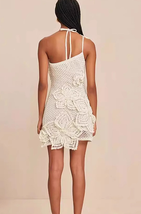 'Yetza' 3D Flower Dress