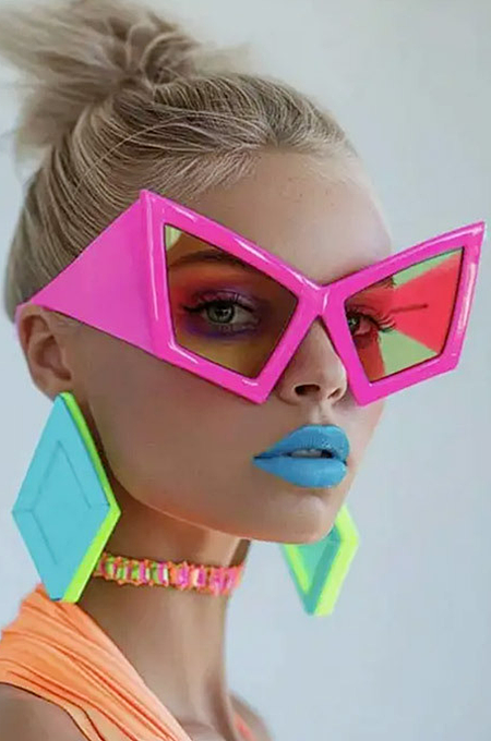 Luxe Edition-Future Geometric Frame Sunglasses