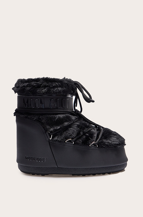 Moon Boot Faux Fur Ankle Snow Boots