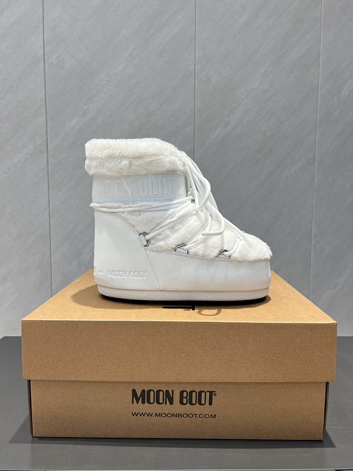 Moon Boot Faux Fur Ankle Snow Boots