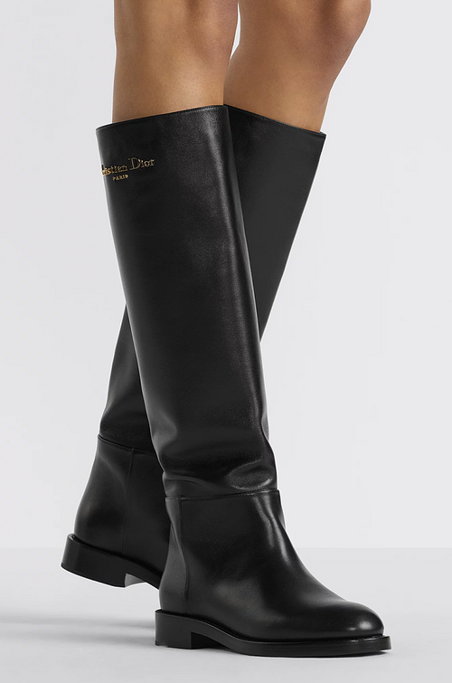 Christian Dior Paris Cavalier Leather Riding Boots