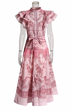 Élégance Rococo Printed Skirt Set