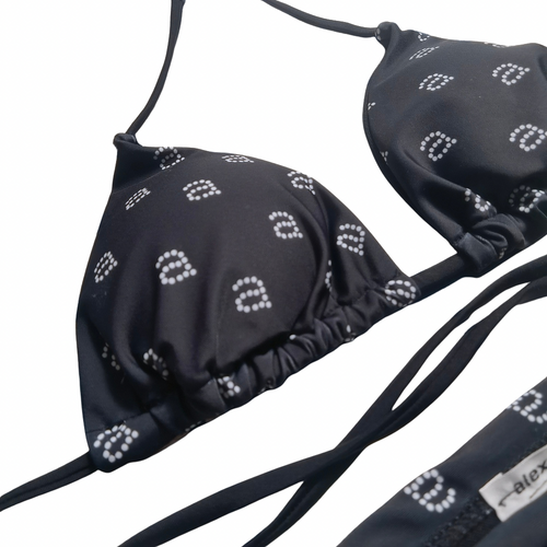Alexander Wang Signature Logo Triangle Bikini Set