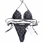 Alexander Wang Signature Logo Triangle Bikini Set