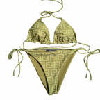 Fendi Monogram Triangle Bikini