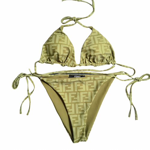 Fendi Monogram Triangle Bikini