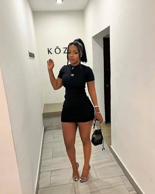 “Wang” Black Dress