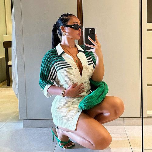 “Harmony” Two-Toned Blouse