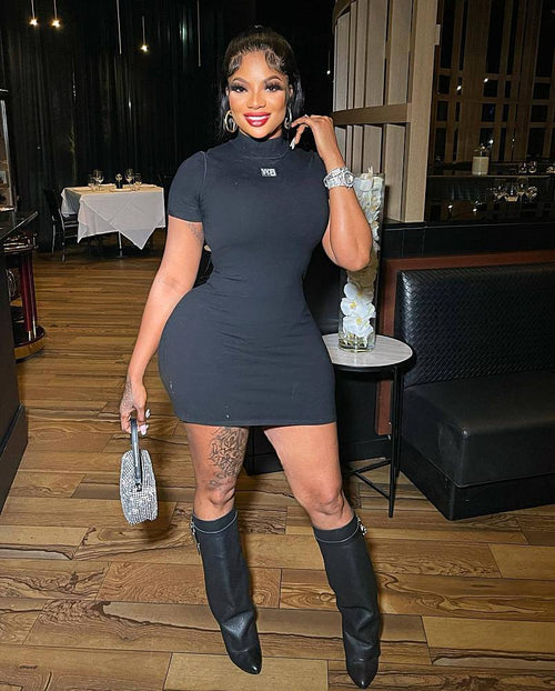 “Wang” Black Dress