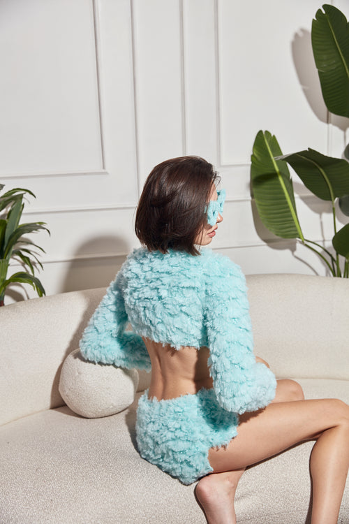'Milli Monroe' Fur Skirt Set