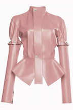 ‘Frances Couture’ Leather Deconstructed Jacket