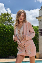 The Kensington Chandelier-Crystal Drape Top