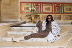 “La Panthère Élégante” Second-Skin Leopard Print Catsuit