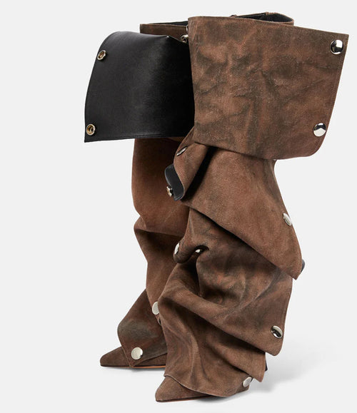 ‘Vulgar Behavior’ Knee Heel Boot