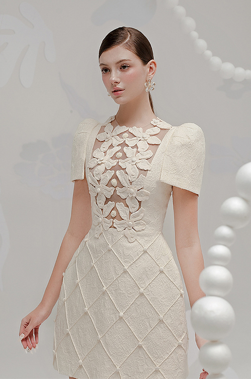 Nuage d’Ivoire Mini Dress