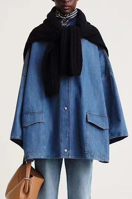 ‘Reckless Denim & Co.’ Denim Top