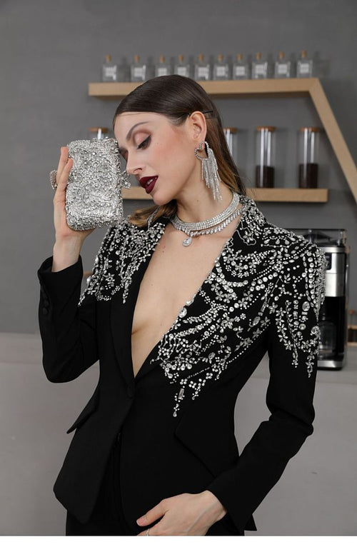 ‘Luxe Diamond Galore’ Blazer