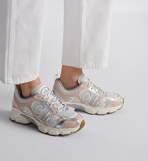 Chrono Sneakers- White/Nude