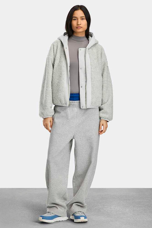 Canada Goose Reversible Sherpa Hooded Jacket — Cloud Grey