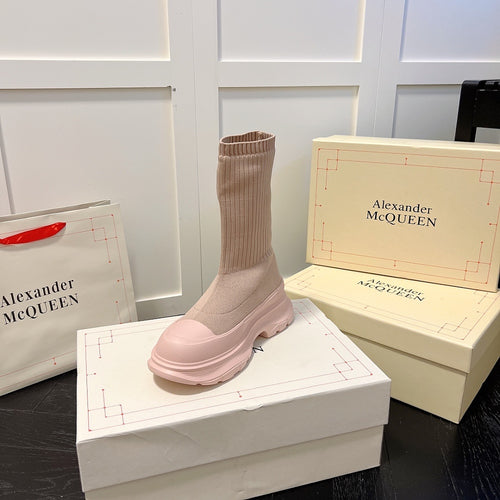 Alexander McQueen Sock-Styled Boot