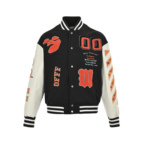 Off White Mens Varsity Jacket