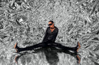 'Arvilla' Patent Leather Stretch Pants Boots