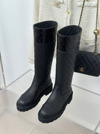 ‘CC’ Knee High Boots