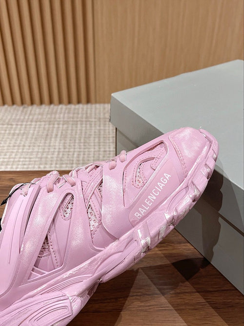 Triple-S 3.0 Track Sneaker in Pink