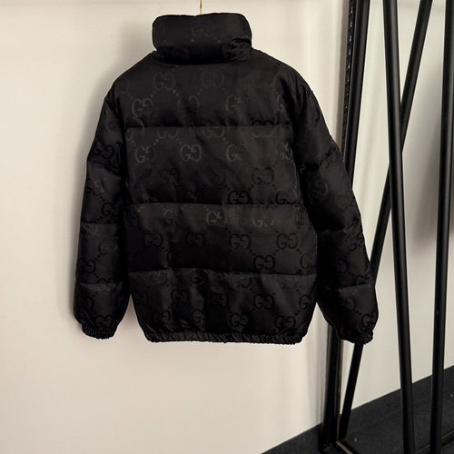 Gucci GG Monogram Quilted Puffer Jacket – Black