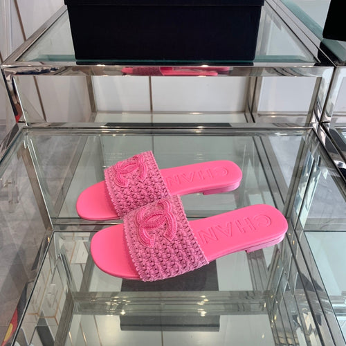 ‘CC’ Knitted Sandal