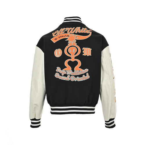 Off White Mens Varsity Jacket