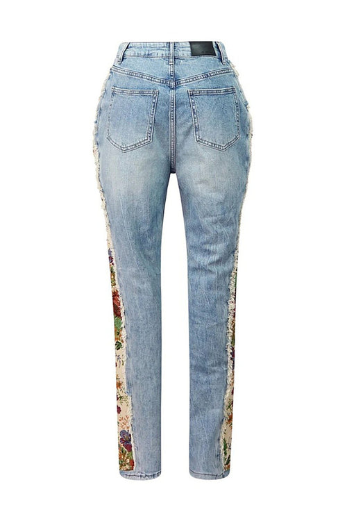 ‘Della’ Denim Pants Set