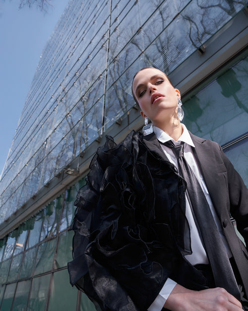 ‘Macy’ Blouse with Tie